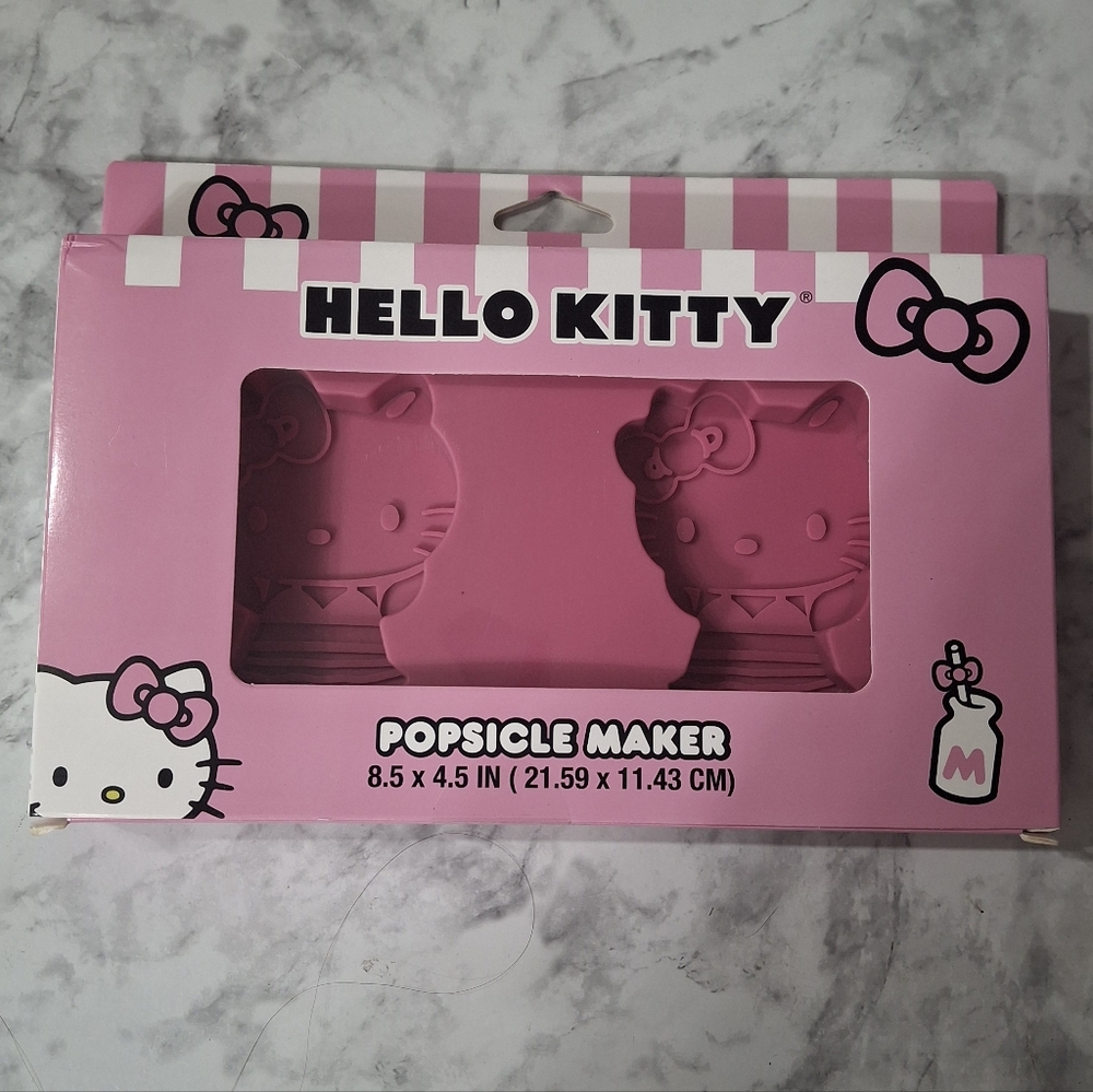 Hello Kitty Pink Popsicle Mold